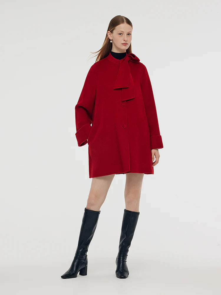 Scarlet Cape Coat